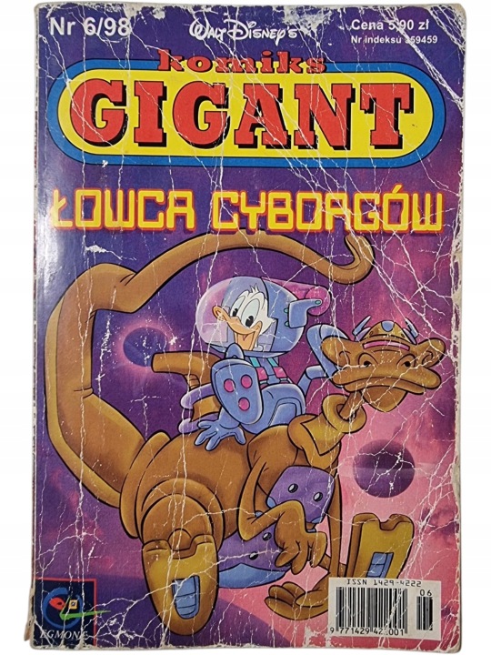 Zdjęcie egzemplarza: Łowca cyborgów / Komiks Gigant / Kaczor Donald / Komiks nr 22