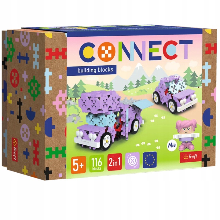 CONNECT 61968 конструктор CAMPER/CAR чарівна машинка TREFL — фото 8