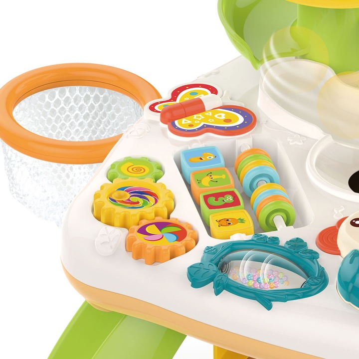 LARGE TABLE AND INTERACTIVE FOR CHILDREN PIANO BALL RACK BALLS TABLE Material plastic