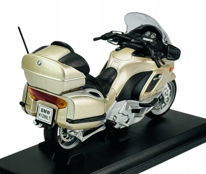 WELLY BMW K1200 LT K1200LT 1:18 мотоцикл новий модель з підставкою 12147 — фото 2