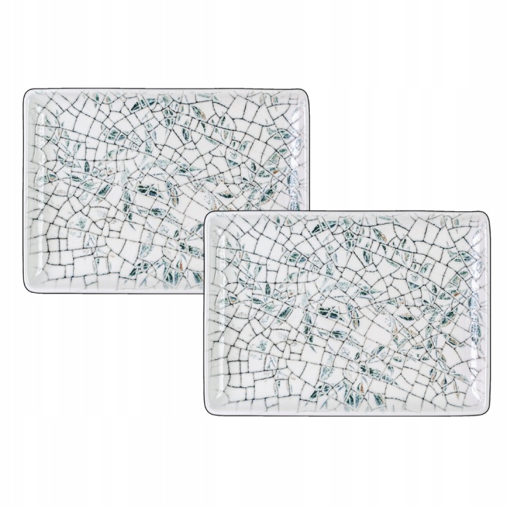 Obdélníková porcelánová mísa s plochým mořským odstínem Wilmax 23,5 x 17 cm