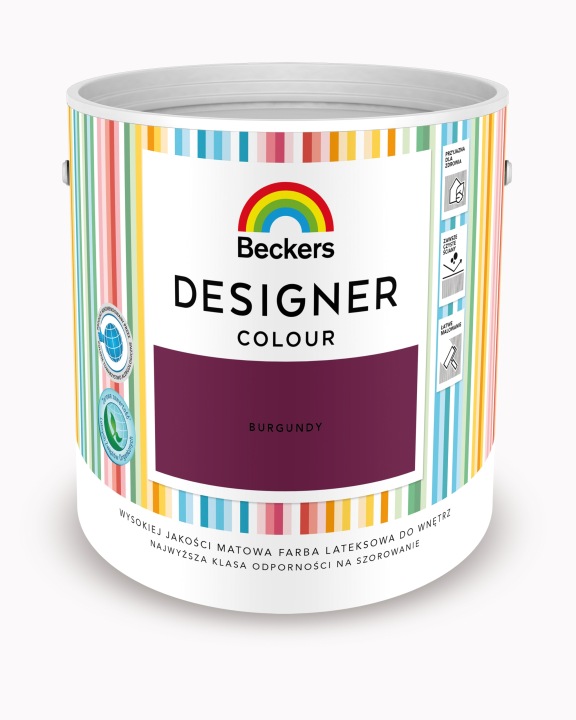 Beckers Designer Color 2,5L Matná vínová