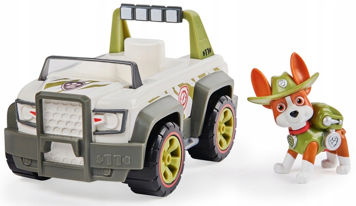 PSI PATROL TRACKER FIGURKA I POJAZD TERENOWY JEEP Marka Spin Master