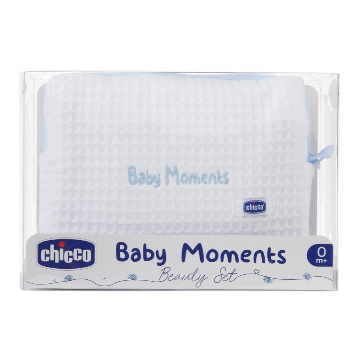 CHICCO_Набір Baby Moments шампунь 200 мл + рідина для миття 200 мл + косметичка — фото 2