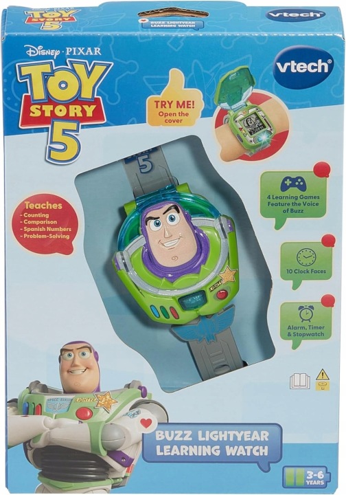 VTECH Toy Story 5 Базз лайтер Навчальний Годинник електронний (Англійська Вер.)