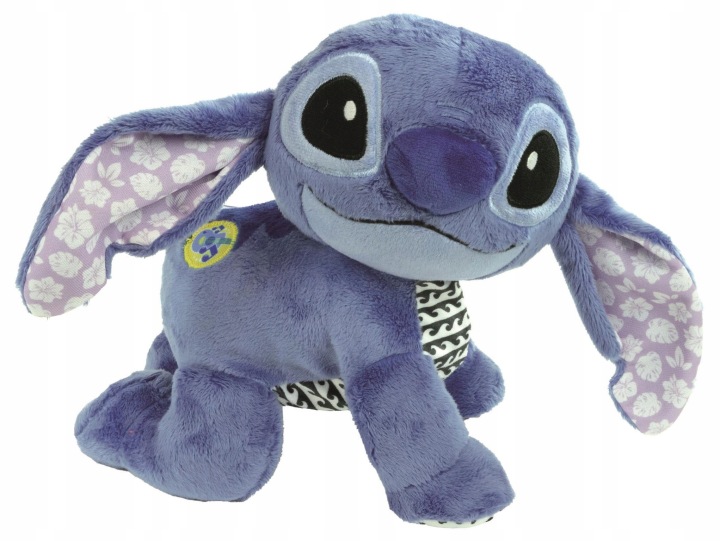 Іграшка для повзання Clementoni Stitch інтерактивна текстильна синя — фото 2