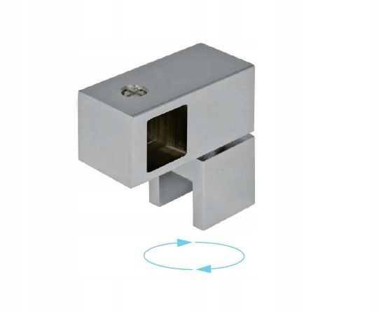 Boční spojka pro sprchové kouty, průchozí (sklo – reling) JS02PC