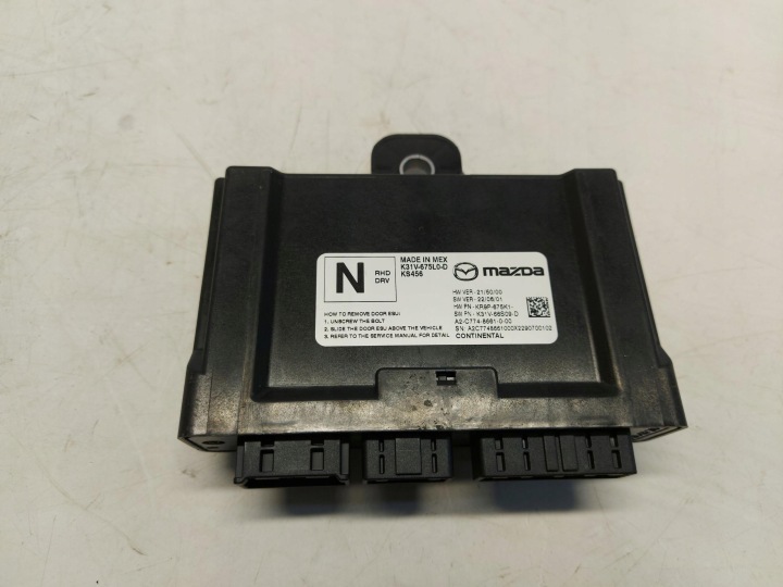 Mazda CX60 PHEV modul Vezerlő egység ajtó jobb eleje K31V-675L0-D