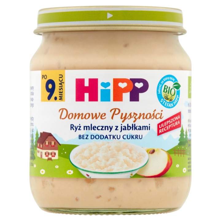 HiPP Рис молочний з яблуками Біо 190 г по 9 місяця — фото 2