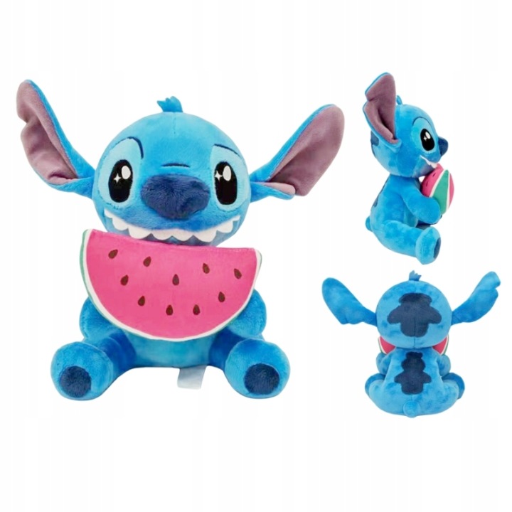 DISNEY м'яка іграшка LILO і STITCH плюшевий з кавуном м'яка іграшка 25 см (виставковий)