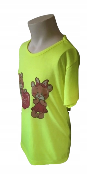 T shirt Bluzka dziewczęca krótki rękaw do przedszkola — zdjęcie 4