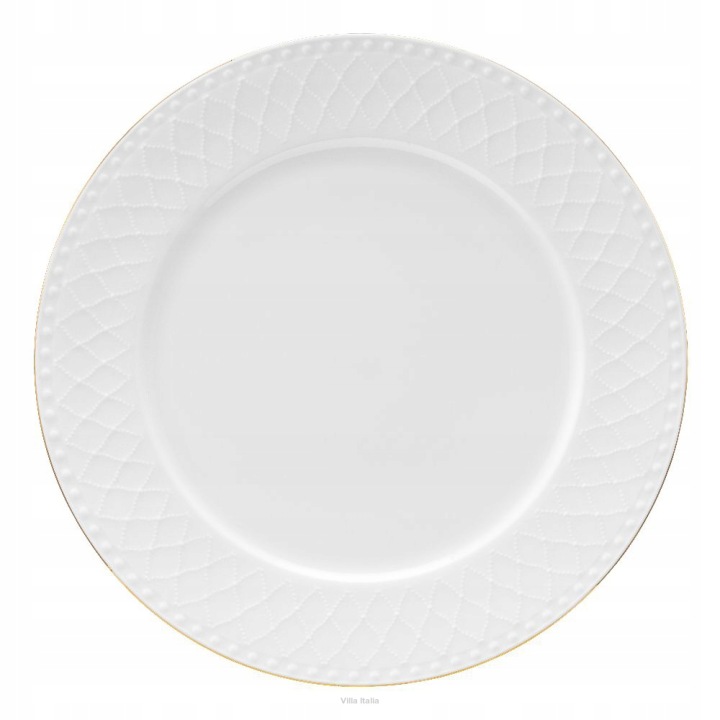 Villa Italia Talíř mělký 28 cm Roma Gold
