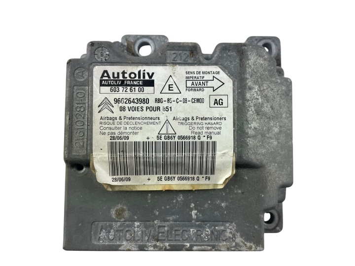 modul airbag luft 9662643980 Citroen C4 und EU
