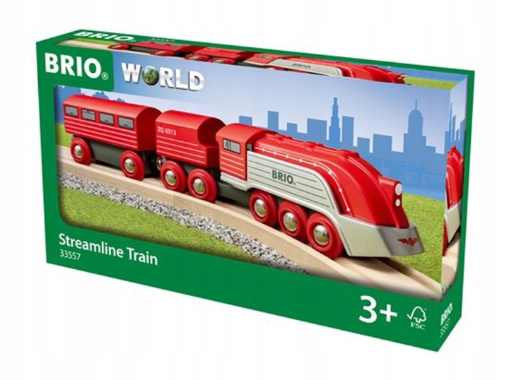 Футуристичний потяг з вагонами Brio World 33557