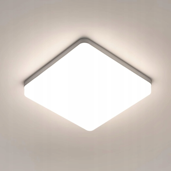 Stropní Svítidlo Na Omítku Stropní Svítidlo Led Čtverec 48W 4000K 30CM