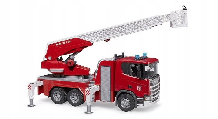 Пожежна машина Bruder Scania Super 560R 1:16 червоний — фото 12