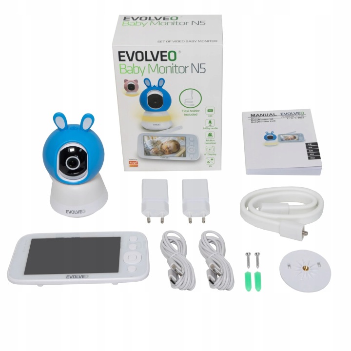 EVOLVEO Baby Монітор N5 синій — фото 2