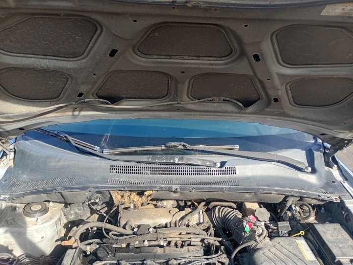wiper mechanism front front Kia Sportage 2 II 04-10