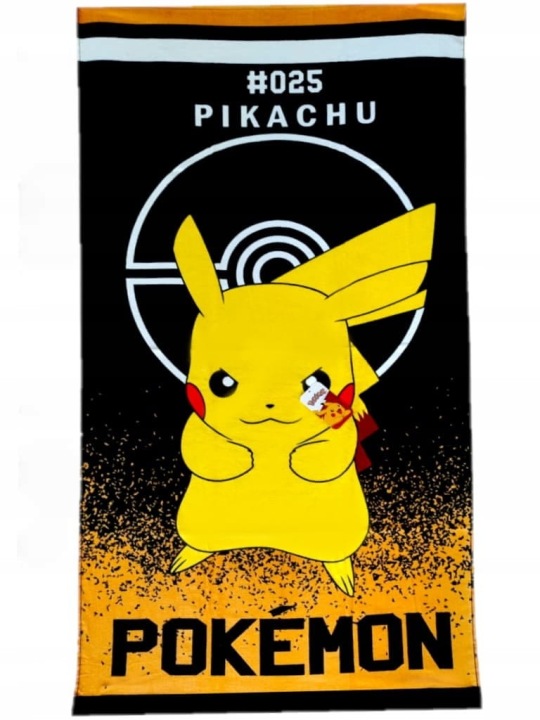 Рушник POKEMON PIKACHU для дитини 70x140 см — фото 2