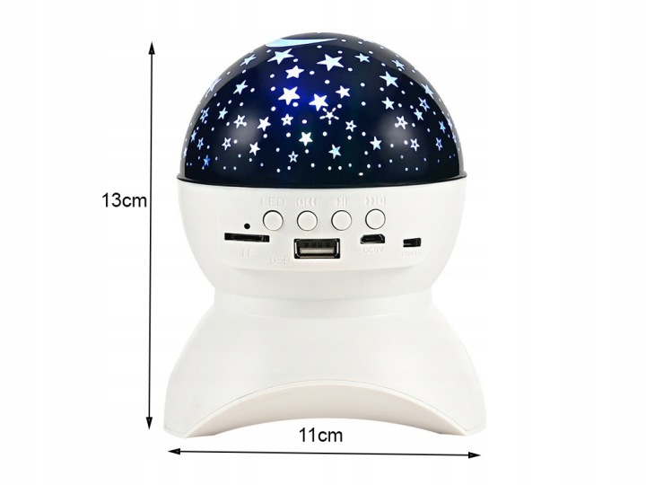 Проектор зірок нічник неба STAR LED колонка BLUETOOTH USB проектор — фото 4