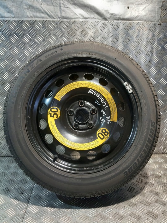 kerék pótkerék pótkerék VW ET42 6,5J 205/55R16 91W 1J0601027R/T BRIDGESTONE
