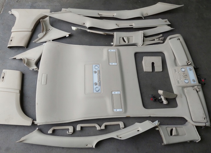 roof upholstery KOMPLET LONG VW PHAETON LIFT