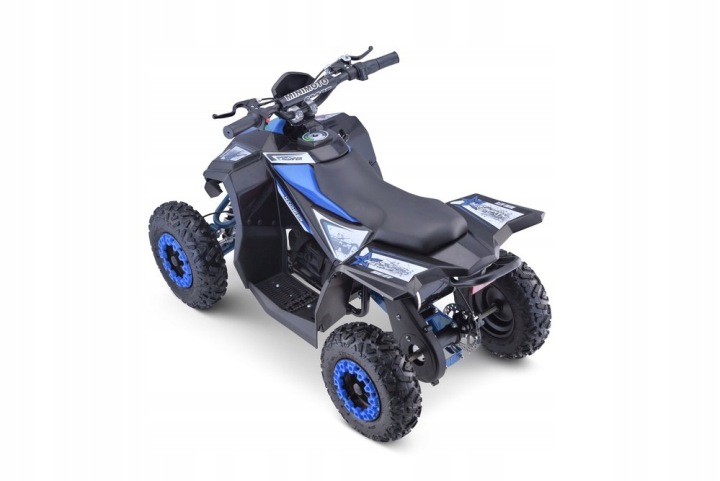 Quad Highper на акумулятор Синій 35 км/год + Двигун безщітковий 1000 Вт + — фото 5