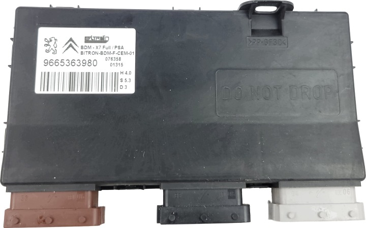 CITROEN C5 III X7 LIFT modul SITZ Bedienteil links Fahrer 9665363980