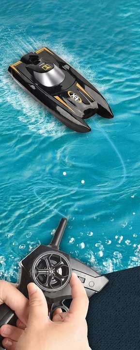 MOTORBOAT BOAT REMOTE CONTROLLED BOAT RC + REMOTE CONTROL Brand click4TOYS