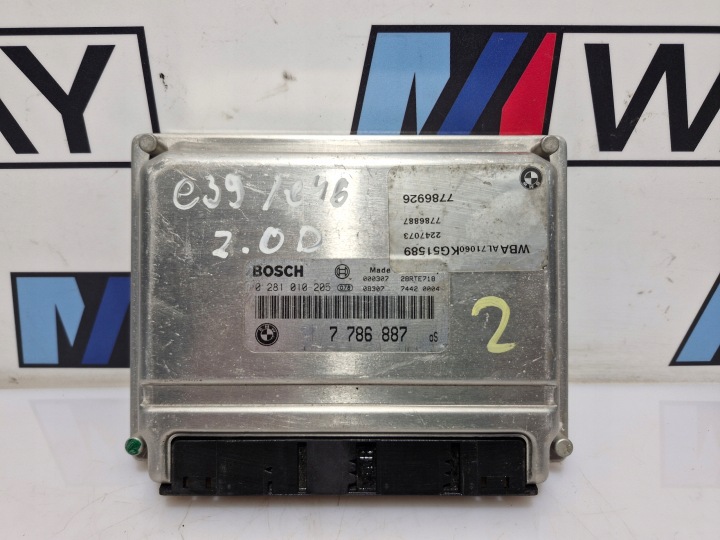 BMW E39 E46 modul riadiaca jednotka počítač MOTORA DDE 7786887