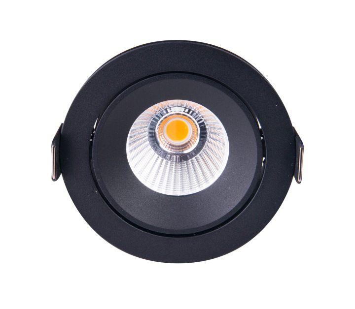 Maxlight Cyklop 12W Led podomítkové očko IP65 Černá Pohyblivá