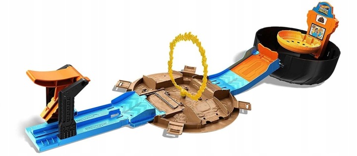 HOT WHEELS MONSTER TRUCK трюкова арена 2 машинки — фото 10