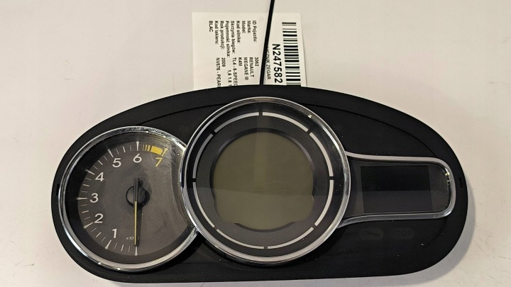 dials clock 248100053R 1.6 16V RENAULT MEGANE III