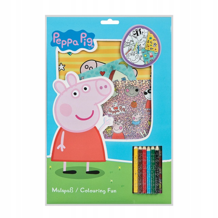 Набір для Розфарбовування, 33 ел. Свинка Peppa