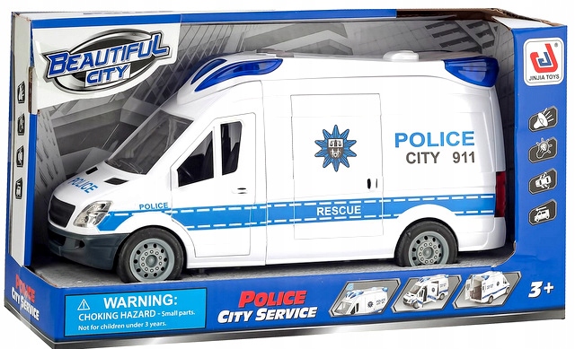 Поліцейська машина поліцейський Lean Toys 250x130 мм — фото 5