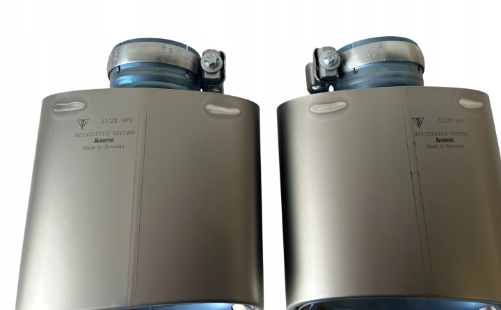Auspufftipps Porsche Cayenne Akrapovic 9Y3253823B/824B 8