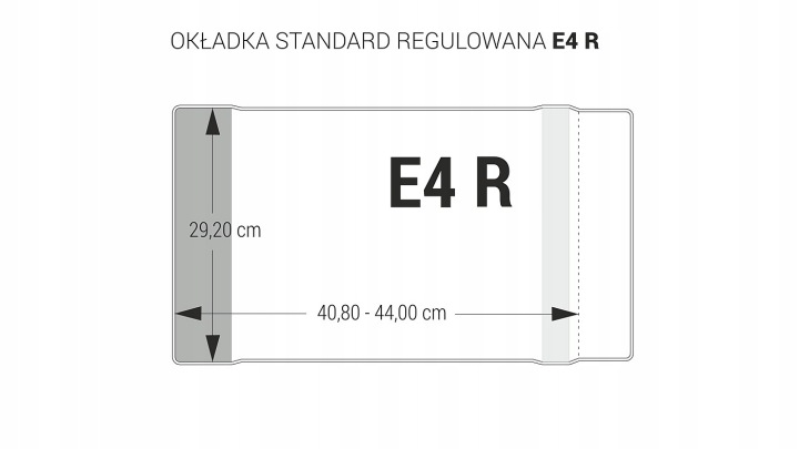Обкладинка E4R регульована 29,2 x 40,8-44 см Буквар Локомотив кришталевий — фото 2