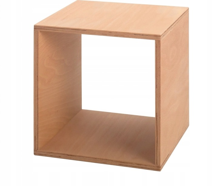 Tojo Cube noční/odkládací stolek olejovaný buk 35x35x35cm Německo