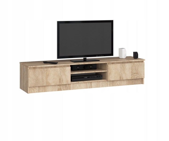 Tv stolek 2D1P 160cm dub sonoma komoda Akd