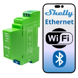 Shelly Pro Dimmer WiFi Led stmívač 1PM Din Měření energie