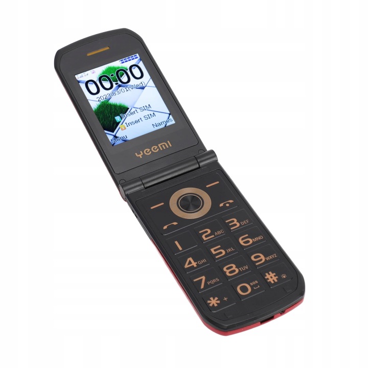 Senior Flip Cell Телефон Big Button Clear Loud Звук 4800 мАг Dual XE — фото 7