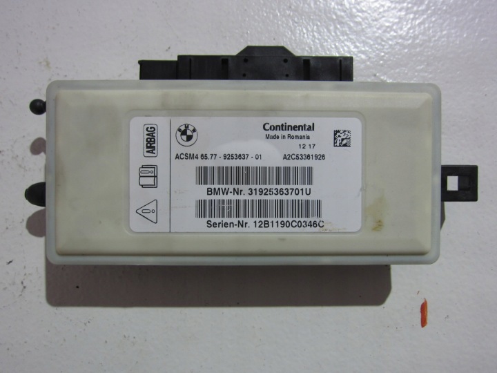 BMW F10 528 N20 modul Bedienteil ARIBAG 9253637