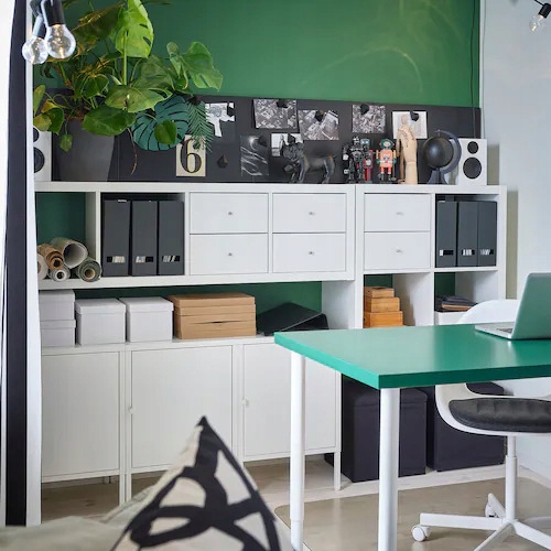 IKEA SVENSAS Дошка магнітна на нотатки сухостиральна чорний 40x60 см — фото 4