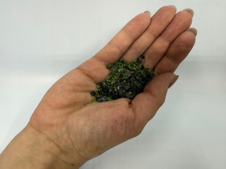 Dekorativní skleněná miska Garden Grit mix barev (136) 5 kg