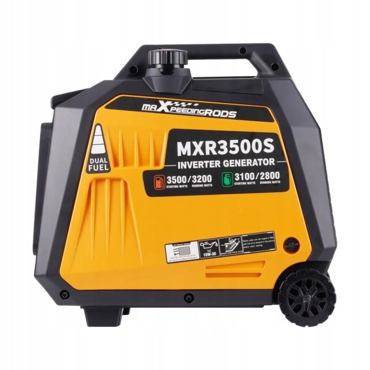 Tichý invertorový agregát 3500W Dual Fuel Lpg Benzín MaXpeedingrods