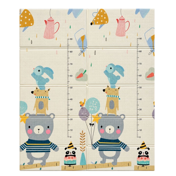 Килимок розвивальний Для Повзання Поролонова Складана Двостороння Дорога 180x200 см — фото 2
