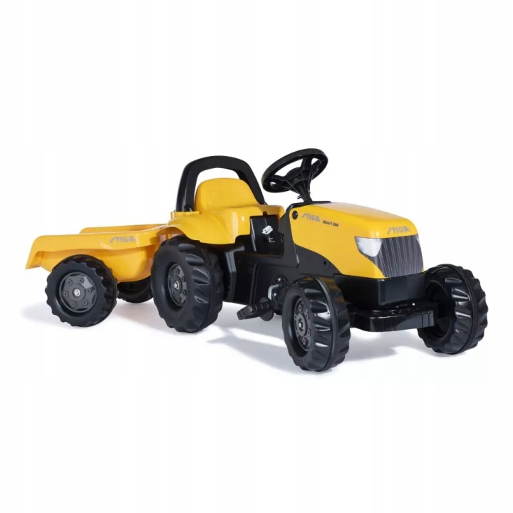 Газонокосарка трактор з причепом іграшка на педалі STIGA T-250 2G1000100/ST1