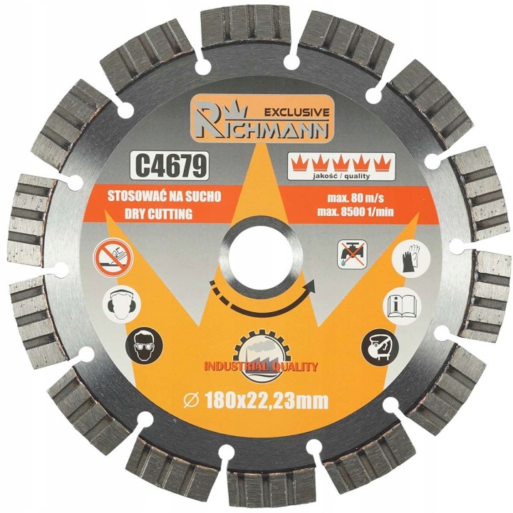 Richmann Diamantový Kotouč Na Betonu 180 MM C4679