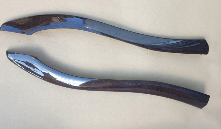 modanatura DEKOR Legno BAMBOO KANAPY posteriore BMW X6 E71 OE