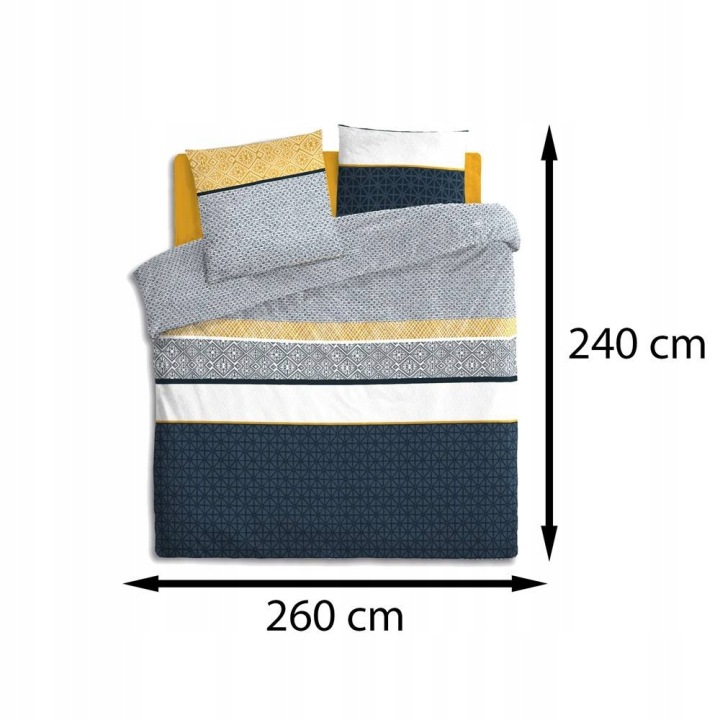 Komplet pościeli 260x240 cm dwustronna MODERN Marka Atmosphera